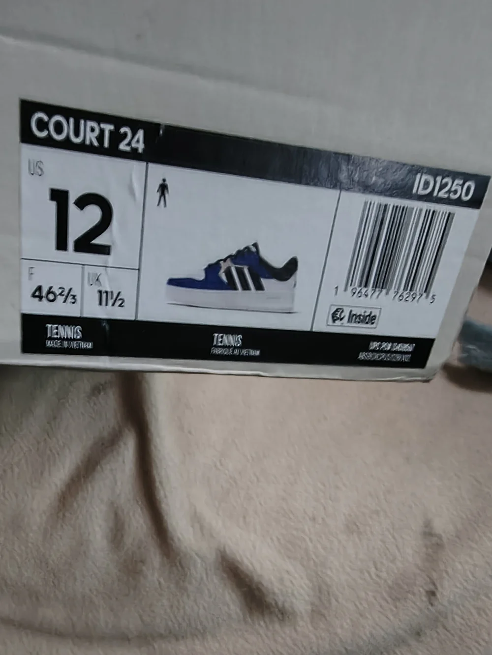 Men's Size 12 Brand New Adidas Court 24